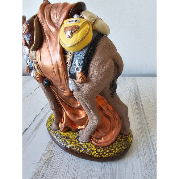 Vintage accents unlimited camel chalkware nativity statue large figurine - Picture 8 of 10